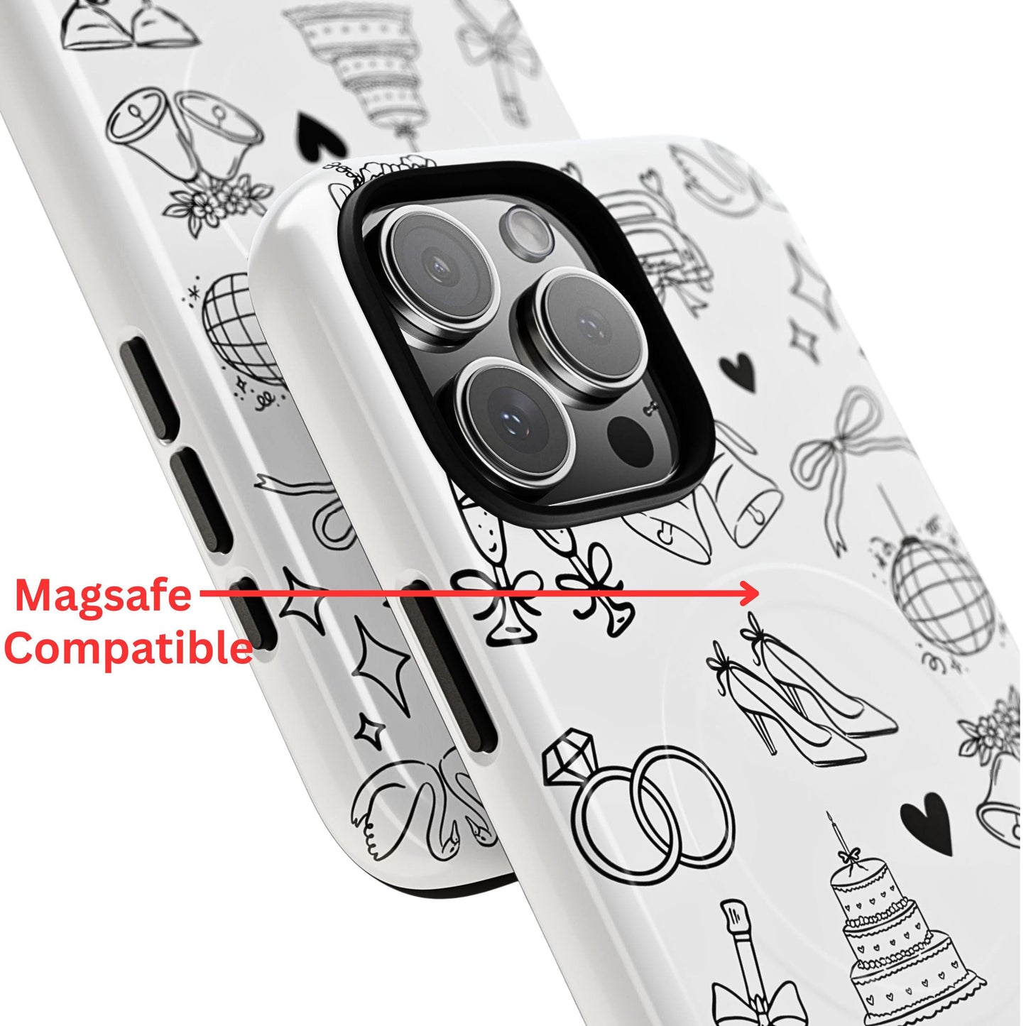 Custom Future Mrs iPhone 17 Case compatible with Magsafe, Bride to Be Tough Magnetic Case, Bride phone cover for iPhone 17 16 15 14