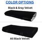 Velvet Necklace Organizer Roll, Portable Jewelry Holder with Velcro Closure, Travel Case for Necklaces & Chains, Anti-Tangle Storage Pouch
