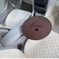 Personalized Car Tray for Cup Holder, Custom Engraved Snack Tray, Car Owner Gift, Wood Car Table, Gift for Driver, Car Organizer Accessory