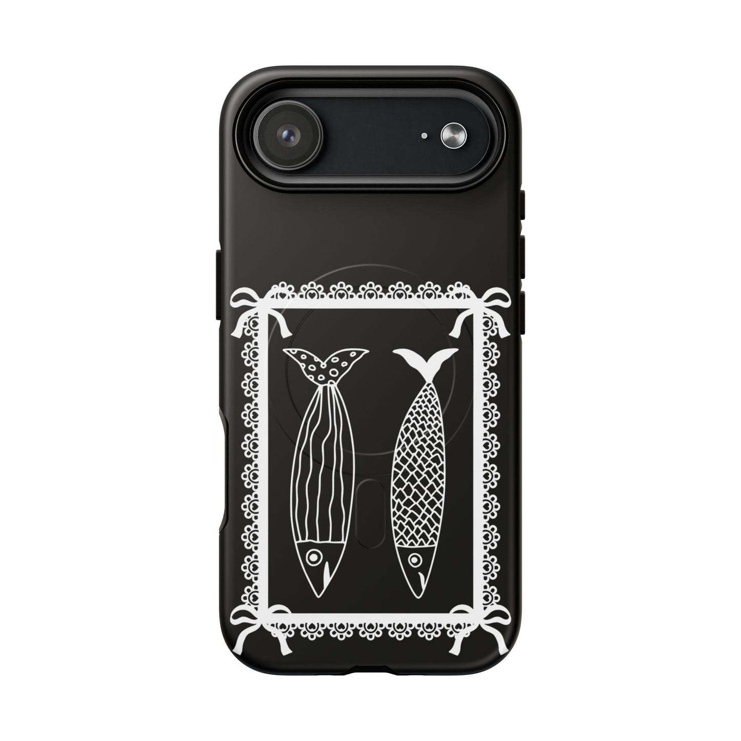 Coquette Sardines Tough Magnetic iPhone Case  MagSafe® Compatible Tough Cover for iPhone 17, 16, 15, 14 Pro Max  Glossy or Matte Finish