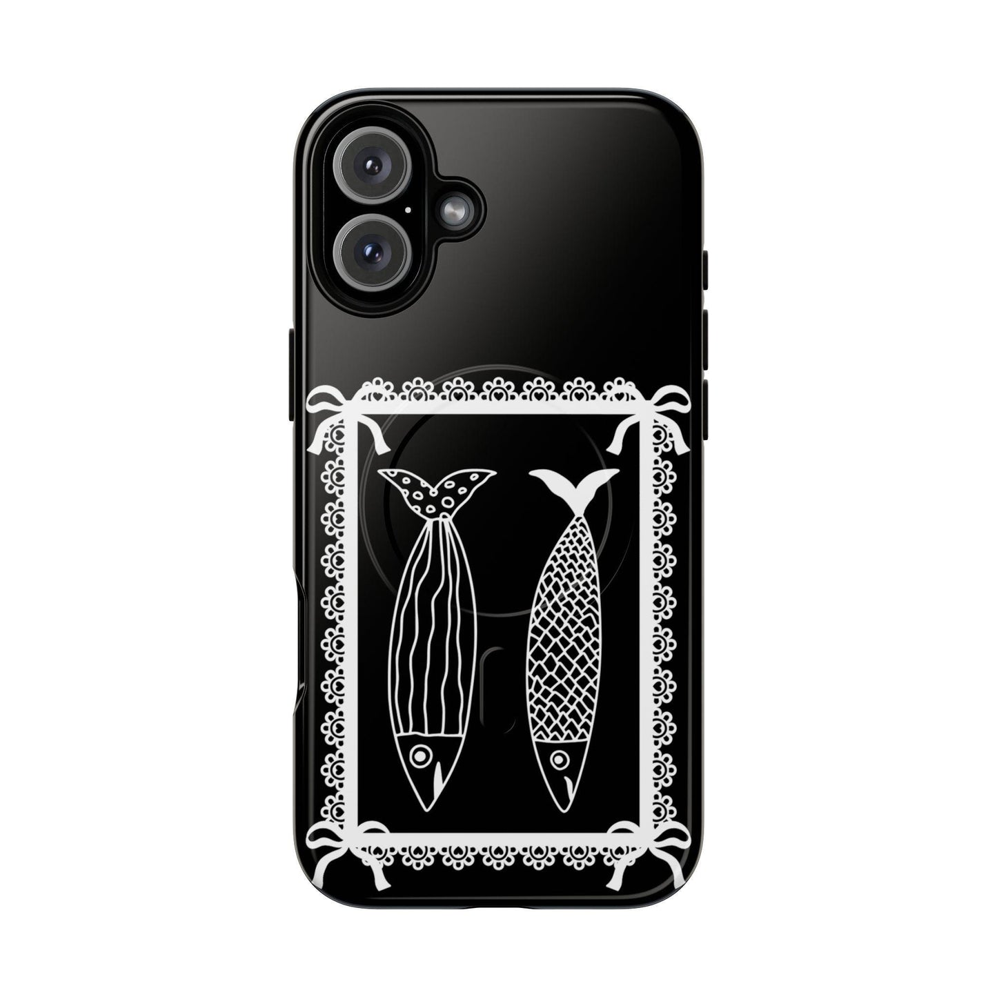 Coquette Sardines Tough Magnetic iPhone Case  MagSafe® Compatible Tough Cover for iPhone 17, 16, 15, 14 Pro Max  Glossy or Matte Finish