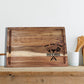 Custom Acacia Cutting Board with Juice Groove,Personalized Charcuterie Board, Engraved Cheese Board, Wedding Gift for her, Housewarming gift