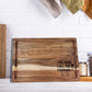 Personalized Acacia Cutting Board, Engraved Cheese Board with Juice Groove, Wedding Gift for her, Housewarming gift