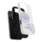 Coffee & Croissant Phone Case, Tough Magnetic Case for iPhone 17 16 15 14 Pro Max, phone cover compatible with MagSafe, Coffee Lover Gift