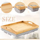 Personalized Breakfast Tray with Detachable Cushion, Custom Engraved Bed Tray with Handle, Cozy Lap Tray, Wedding or Housewarming Gift