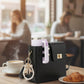 Tumbler Bag with Pink Cherry Charm, Crossbody Cup Holder Purse compatible with stanley tumbler, Gift for Women, Purse charm handbag