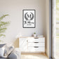 Personalized Family Name Wall Art with Frame, Custom Last Name Sign, Minimalist Home Décor, Wedding  Housewarming Gift,Canvas Board Monogram