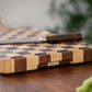 Custom Cutting Board with Juice Grooves, Personalized Checkered Charcuterie Board, Engraved Cheese Board,Wedding Gift for her, New Home Gift