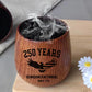 America at 250, United States 250th Anniversary, Charred Wooden Bourbon Glass, 17762026 July 4th gift, Charred Whiskey Cup, Patriotic Gift