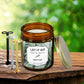 Mood Candle and Wick Trimmer Gift Set, Coconut Apricot Wax Candles, Scented Candles for Relaxation & Self-Care Gift for Her or Him