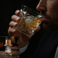 Custom Whiskey Smoker Kit with Torch and wood chips, Cocktail Smoker Set for Men Dad Husband, comes with Glasses & Ice Ball Mold (NO BUTANE)