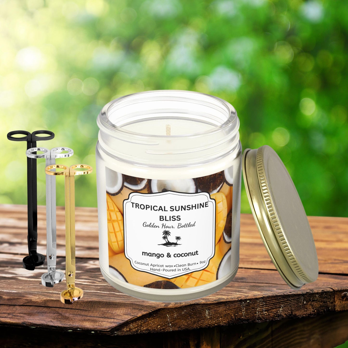 Mood Candle and Wick Trimmer Gift Set, Unwind & Dream Lavender Candle, Relaxation and Self-Care Candle Gift for Her or Him, 4oz 9oz candle