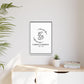 Personalized Monogram Wall Art, Custom Names Initials & Year poster, Framed Canvas Print, Wedding Gift, New Home Decor, Anniversary Keepsake