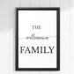 Personalized Family Name Framed Canvas, Custom Last Name Wall Art, Minimal Family Sign, Wedding or Housewarming Gift, New Home Decor