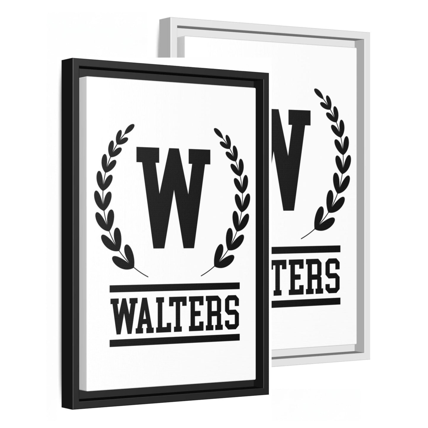 Framed Custom Last Name Wall Art | Minimalist Family Name Canvas | Personalized Monogram Home Decor | Housewarming Gift | Family Gift