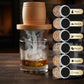 Custom Whiskey Smoker Kit with Torch and wood chips, Cocktail Smoker Set for Men Dad Husband, comes with Glasses & Ice Ball Mold (NO BUTANE)