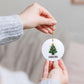Personalized Christmas Tree Ornament, Faux Yarn Effect Ceramic Ornament, Custom Name Ornament, Name Holiday Decor, 2025 Christmas Gift