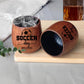 Personalized Charred Wooden Bourbon Cup, Soccer Player Gift, 2026 Soccer Fan Gift, Soccer Dad Gift, Game Day Gifts Men, Wood Whiskey Glass