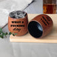 Funny Wooden Whiskey Cup, What a Fucking Day Charred Wooden Bourbon Cup, Birthday Gift for Dad Uncle Grandpa Groomsmen, Fathers Day Gift