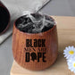 African Heritage Wooden Whiskey Cup, Black History Month Gift for Him, Charred Wooden Bourbon Cup, Wood Whiskey Glass, Black men Dad Gift
