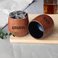Custom Zodiac Sign Gifts for Men, Charred Wooden Bourbon Drinking Cup, Birthday Gift for Him, Wood Whiskey Glass, Astrology Fathers Day Gift