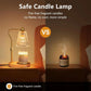 Personalized Dimmable Candle Warmer Lamp with Name, Adjustable Height Lamp, Custom Wooden Base Candle Warmer, Housewarming Gift for Her
