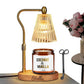 Dimmable Candle Warmer Lamp with Timer, Adjustable Candle Warmer Lamp with Candle & Wick Trimmer set, Custom Name Wedding Gift for Her