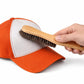 Personalized Hat Organizer Rack for Baseball Caps, Hat Cleaning Brush, Wooden Cap Holder, Cowboy Hat Cleaning Dust & Lint Removal Brush