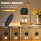 Personalized Dimmable Candle Warmer Lamp with Name, Adjustable Candle Warmer Lamp with Candle & Wick Trimmer set, Housewarming Gift for Her
