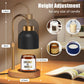 Personalized Dimmable Candle Warmer Lamp with Name, Adjustable Candle Warmer Lamp with Candle & Wick Trimmer set, Housewarming Gift for Her