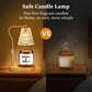 Dimmable Candle Warmer Lamp with Timer, Adjustable Candle Warmer Lamp with Candle & Wick Trimmer set, Custom Name Wedding Gift for Her
