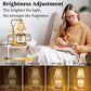 Dimmable Candle Warmer Lamp with Timer, Adjustable Candle Warmer Lamp with Candle & Wick Trimmer set, Custom Name Wedding Gift for Her