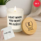 Personalized Naughty Candle Gift Set for Husband, Boyfriend or Fiancé, Funny Cum Rag, Romantic Anniversary,Birthday Day Gift for Him