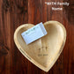 Personalized Heart Prayer Bowl with Cards, Christian Family Prayer Bowl, Easter Religious Gift, Faith Home Decor, Gratitude Prayer Bowl