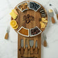 Personalized Charcuterie Board, Custom engraved Acacia Wood Cheese Board & Knife Set, Wedding Gift, Housewarming Gift for Couple