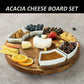 Personalized Charcuterie Board, Custom engraved Acacia Wood Cheese Board & Knife Set, Wedding Gift, Housewarming Gift for Couple