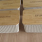 Stackable Pantry Storage Bins with Engraved Bamboo Lids, 6 Pack Kitchen Organizer Set for Coffee Tea Pasta Grains & Snacks, Pantry Organizer