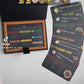 4x6 Double Sided Recipe cards and Box Set- 18 Meal Prep Cookbook flashcards & 17 Blank recipe cards and gift box set